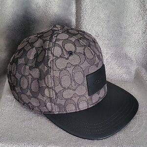 Coach Monogram Black and Gray Cap